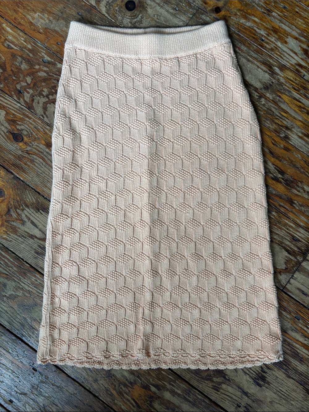 Misha And Puff Blush Knit Pencil Skirt